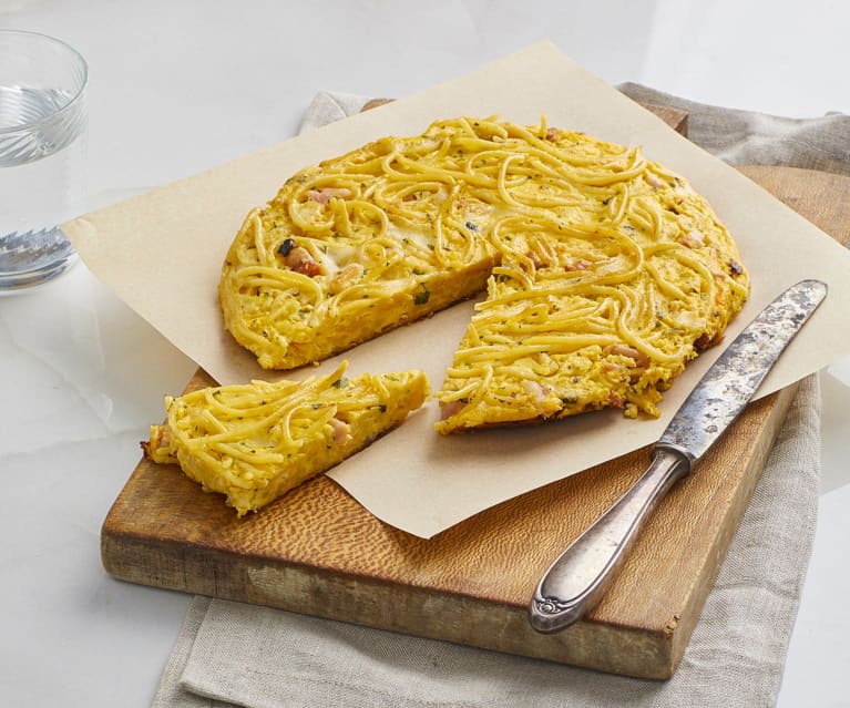 Frittata di pasta avanzata