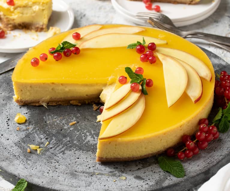 Cheesecake de mango - Cookidoo® – la plataforma de recetas oficial de  Thermomix®