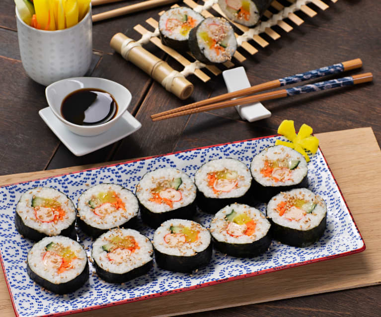 Sushi coreano (Kimbap) - Corea - Cookidoo® – la plataforma de recetas  oficial de Thermomix®