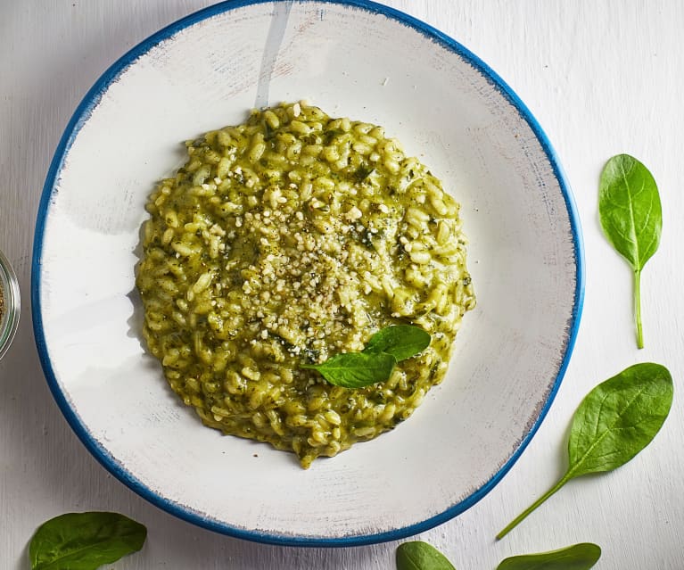 Risotto alla crema di spinaci 