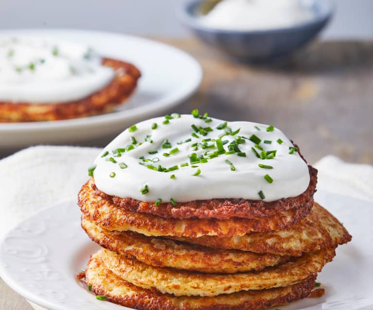 Latkes (aardappelkoekjes)