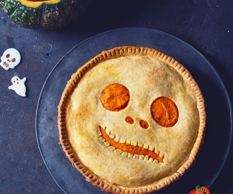 Torta de abóbora de Halloween