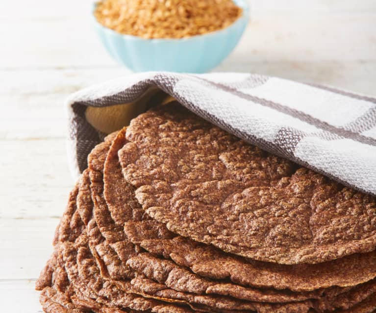 Tortillas de linaza low carb - Cookidoo® – la plataforma de recetas oficial  de Thermomix®