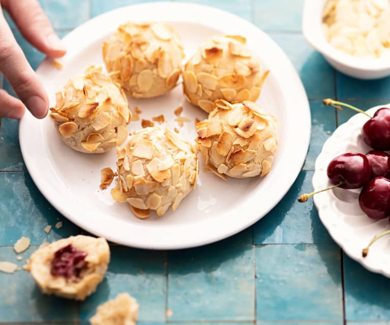 Galletas de almendra y cereza