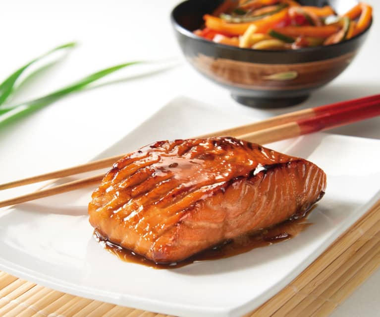 Salmone teriyaki