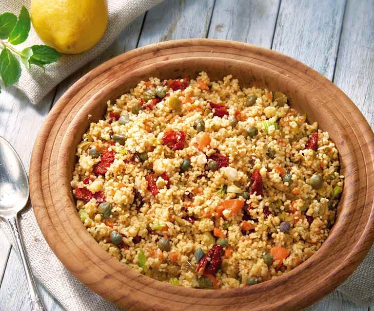 Cous cous veloce con verdure crude