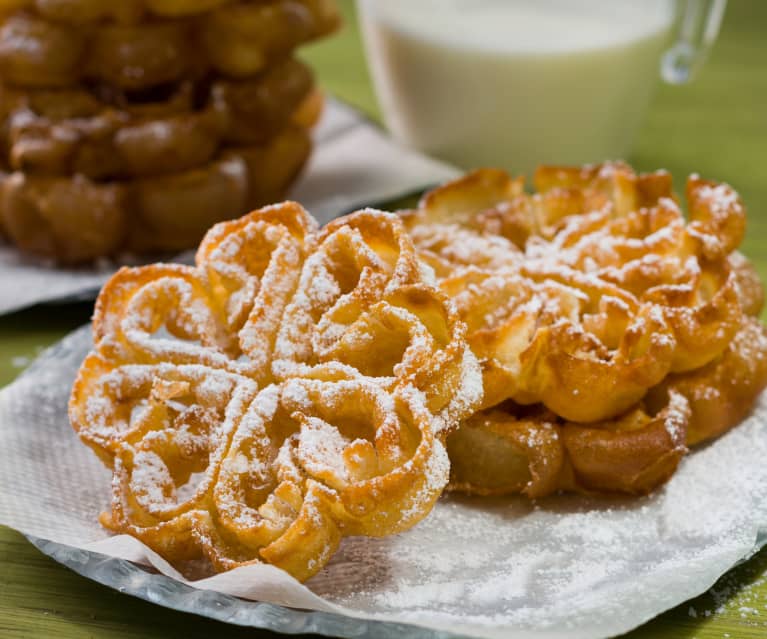 Receta Flores fritas de Carnaval o Semana Santa