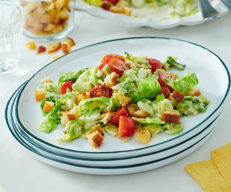 Schneller Caesar Salat
