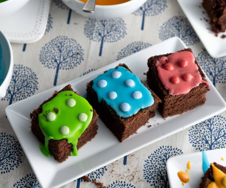 Mattoncini al cioccolato e glassa colorata - Cookidoo® – the