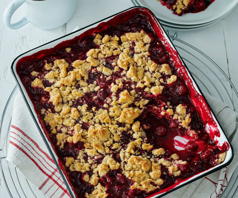 Rote Grütze Crumble