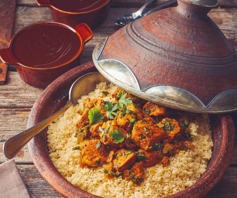 Menù: Cous cous di carne speziato con crema fondente (Bimby Friend)