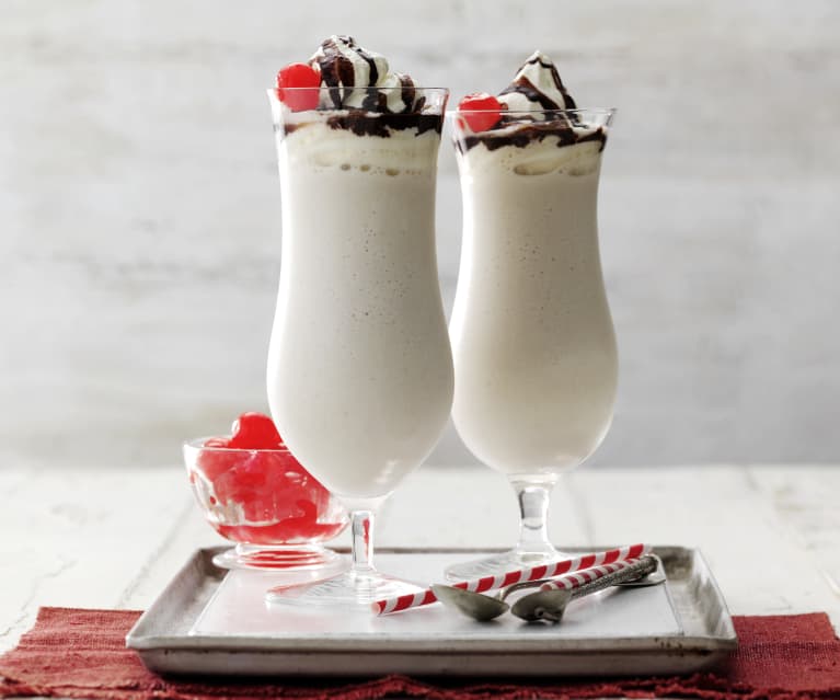 Banana split milkshake