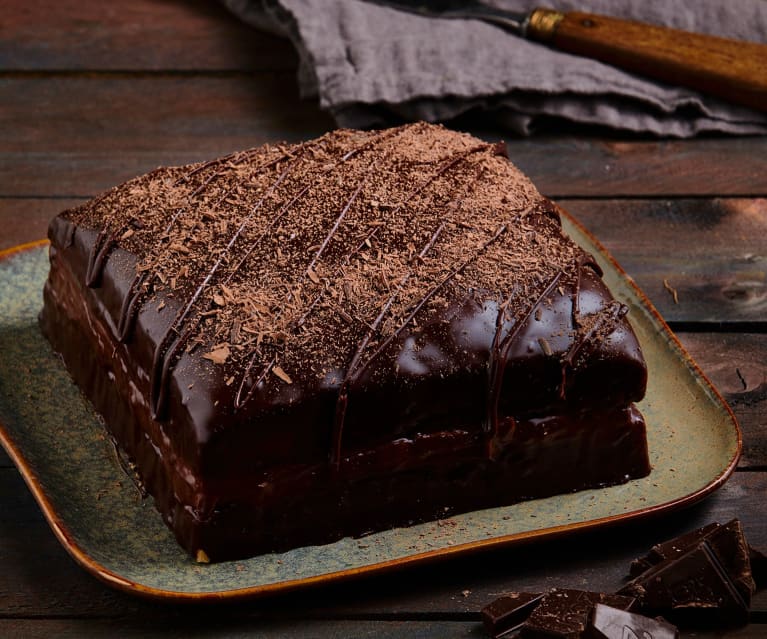 Torta crema e cioccolato