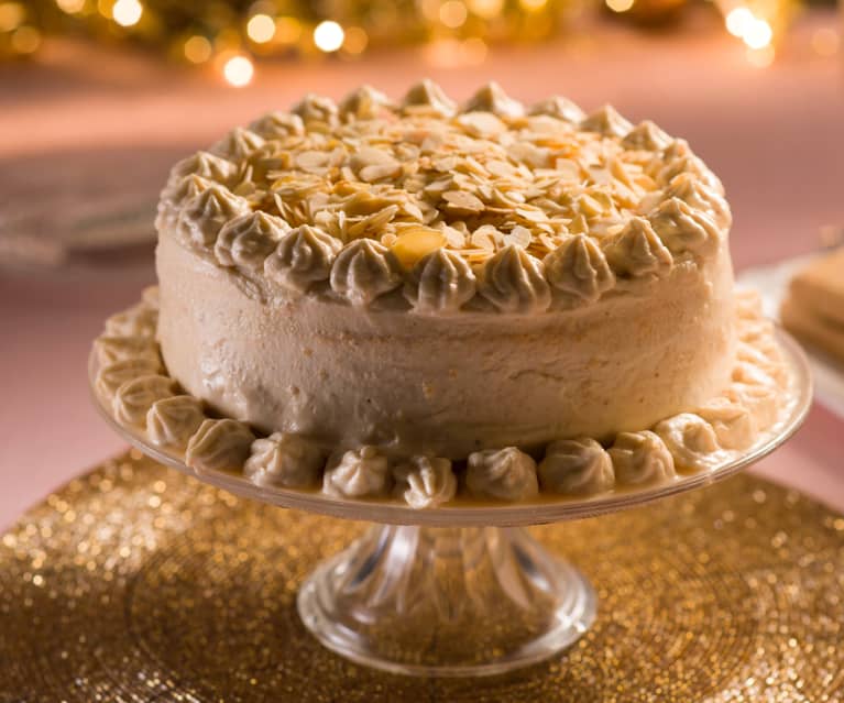 Tarta de turrón