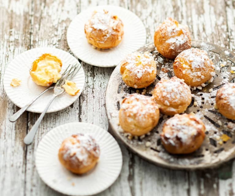 Petits Choux A La Creme Diplomate Facon Dune Blanche Cookidoo The Official Thermomix Recipe Platform