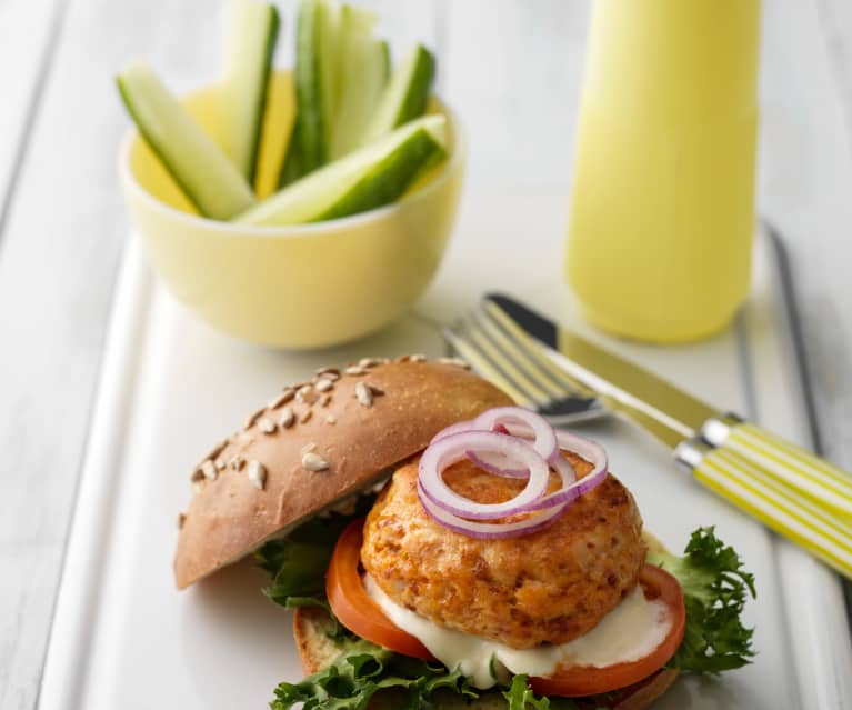 Chorizo and Chicken Burgers