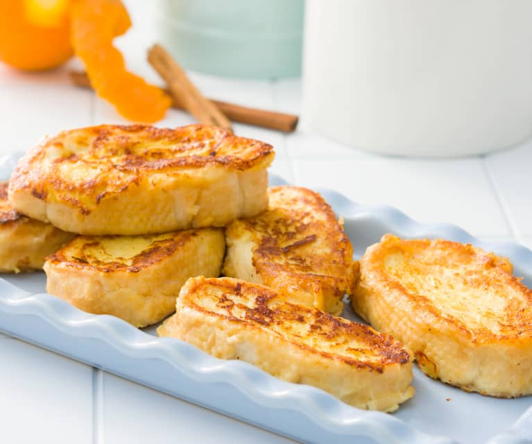 Torrijas a la plancha (sin azúcar)