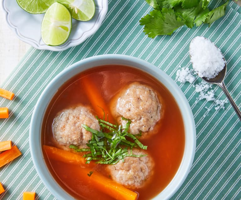 Sopa de albóndigas - Cookidoo® – the official Thermomix® recipe platform