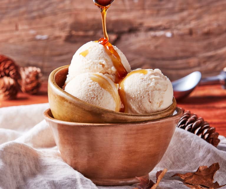 Maple Ice Cream with Almond Milk - Cookidoo® – the official Thermomix® recipe  platform