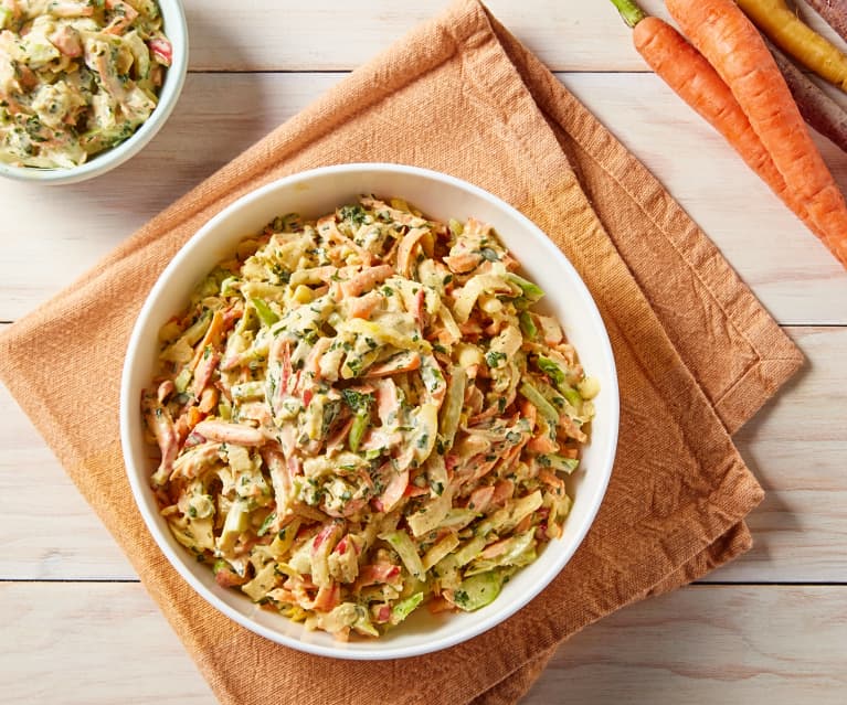 Broccoli stem slaw (Thermomix®️ Cutter, TM6) Broccoli stem slaw (Thermomix®️ Cutter, TM6)