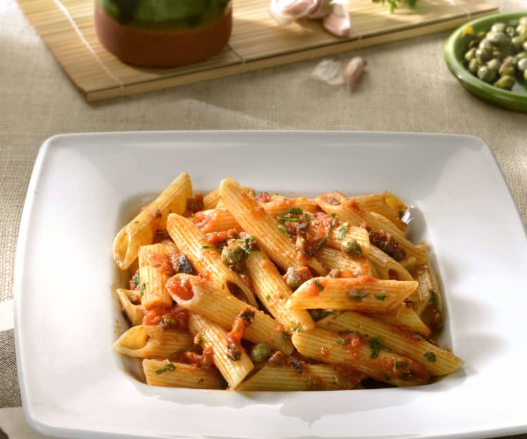 Penne alla puttanesca - Cookidoo® – la plataforma de recetas oficial de  Thermomix®