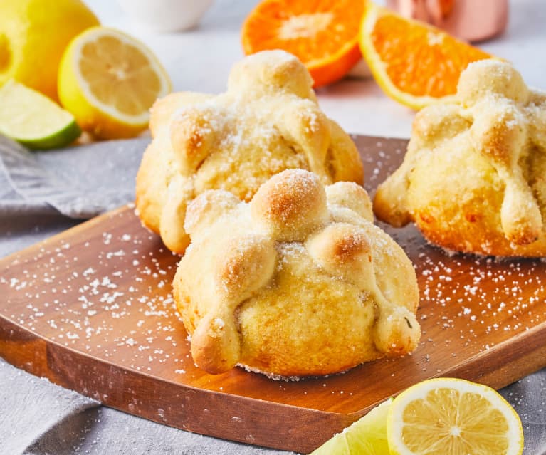 Pan de muerto con cítricos - Cookidoo® – la plataforma de recetas oficial  de Thermomix®