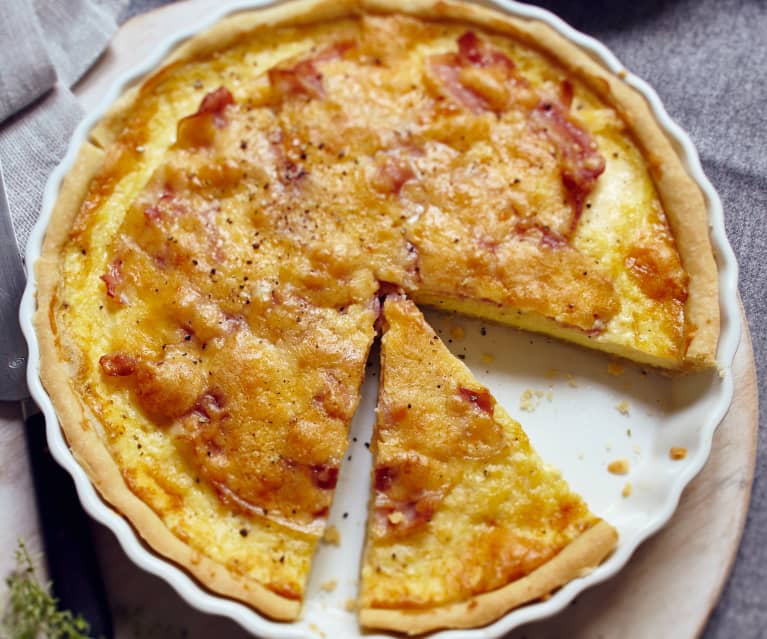 Vier-Käse-Quiche mit Bacon - Cookidoo® – la plateforme de recettes ...