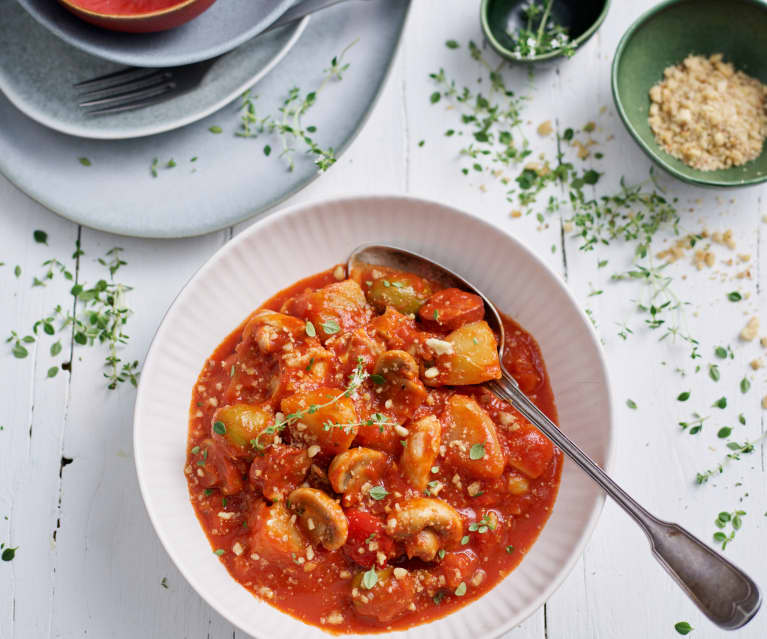 Tomaten-Basilikum-Eintopf mit Hähnchen - Cookidoo® – a plataforma