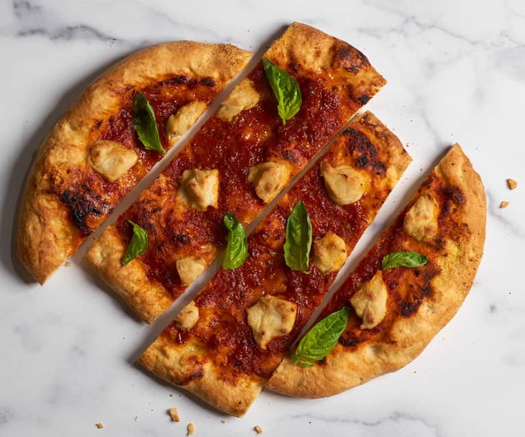 Pizza with Cashew Mozzarella (Matthew Kenney)