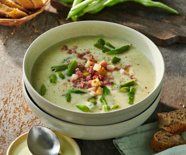 Birnen-Bohnen-Speck-Suppe - Cookidoo® – the official Thermomix® recipe ...