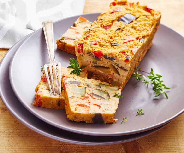 Terrine de couscous à la ratatouille et à l'estragon