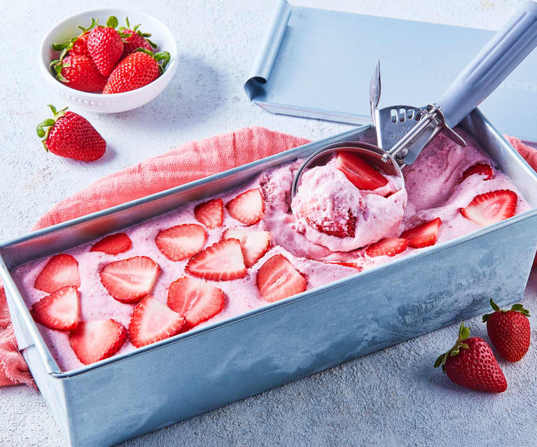 Helado de fresas congeladas - Cookidoo® – la plataforma de recetas oficial  de Thermomix®