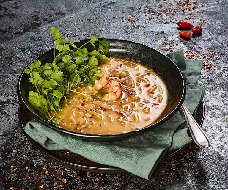 Tom Yum s kokosovým mlékem