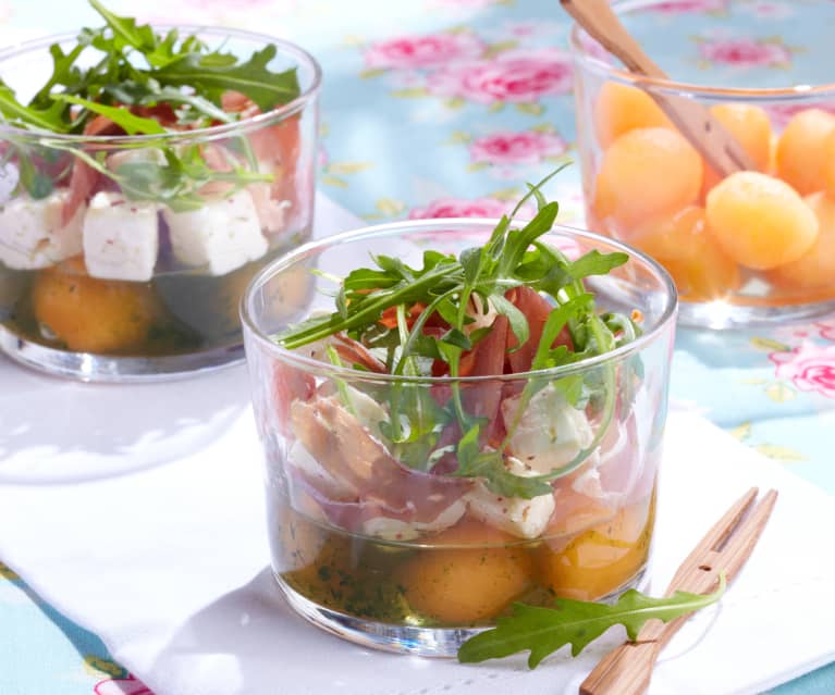 Verrine apéritive concombre, pomme et saumon fumé - Cookidoo® – la