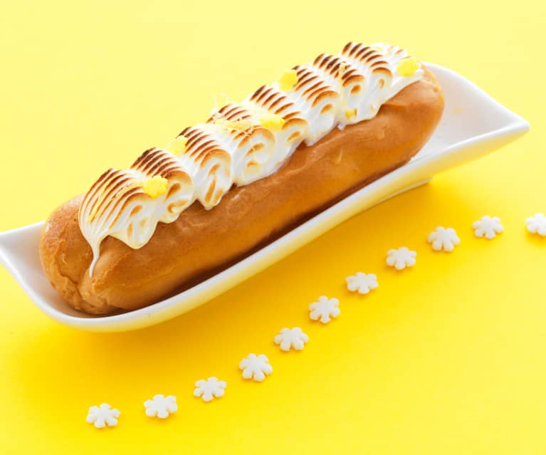 Éclair alla crema di limone 