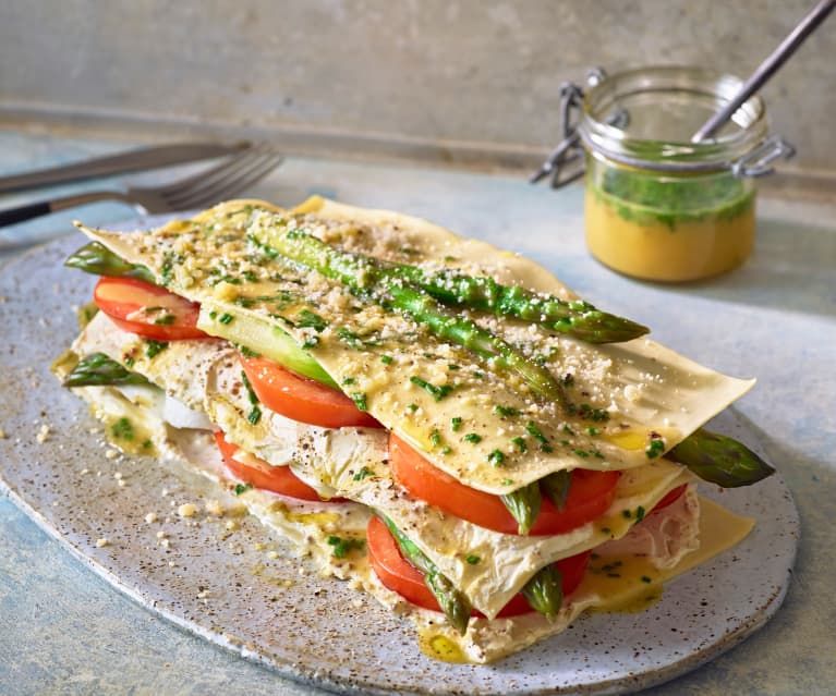 Spargel-Salat-Lasagne Spargel-Salat-Lasagne
