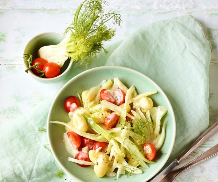 Gnocchi-Fenchel-Gemüse mit Gorgonzolasauce