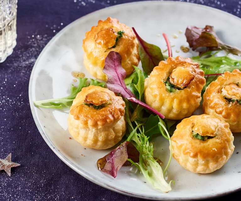 Minifeuilletés aux escargots