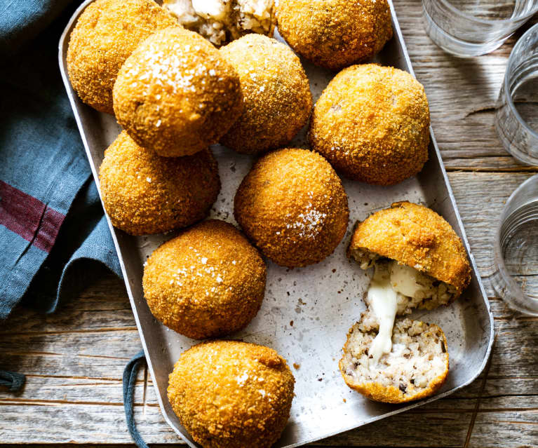 Arancini champignons-mozzarella