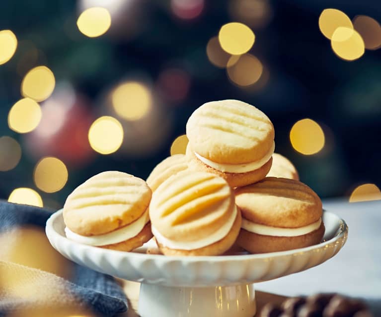 Vanille-Plätzchen mit Zitronencreme