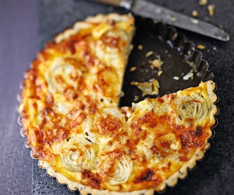 Quiche à l'endive et au lard