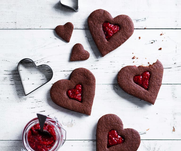 Chocolate spelt biscuits