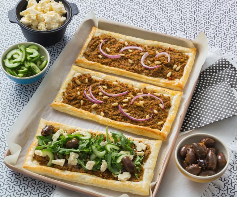 Rustic beef tarts