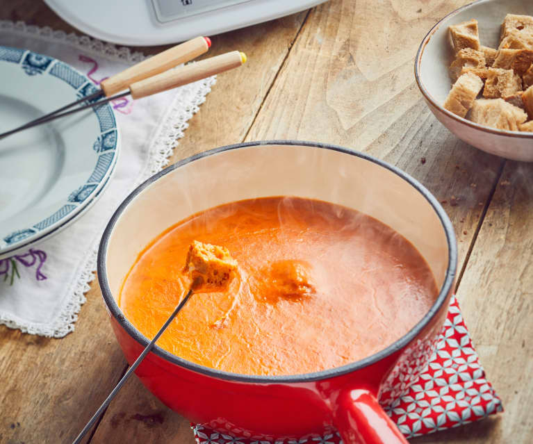 Recette Verrine apéritive à la fondue de Tomates de France et