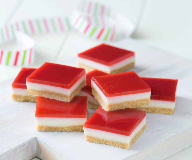 Strawberry jelly slice - Cookidoo® – the official Thermomix