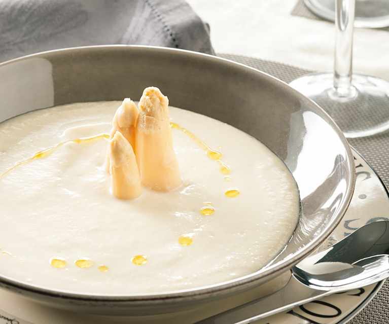 Gazpacho de espárragos blancos Gazpacho de espárragos blancos
