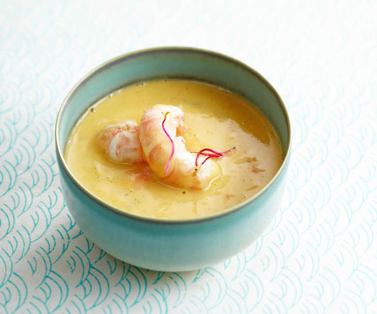 Velouté de langoustines à la vanille