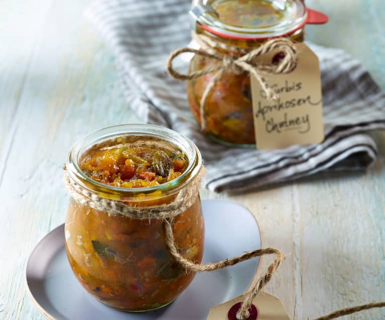 Chutney de courge et d'abricots