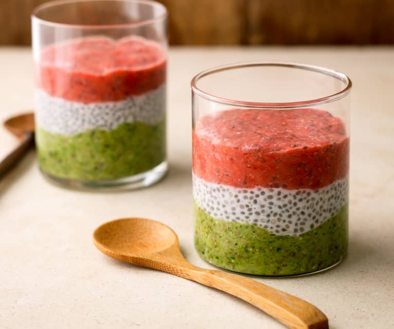 Kiwi and Raspberry Chia Pudding Sugar) - Cookidoo® – the official Thermomix® recipe platform