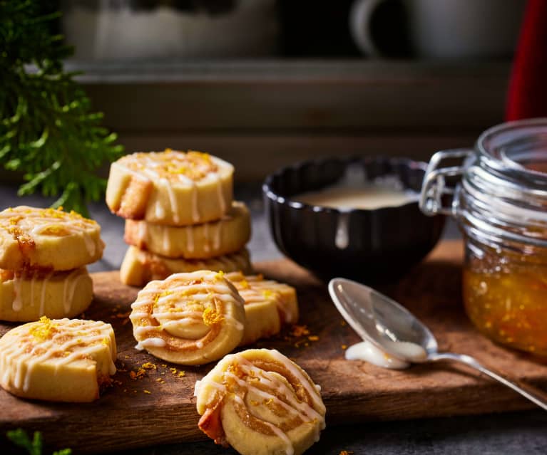 Orangen-Marzipan-Plätzchen